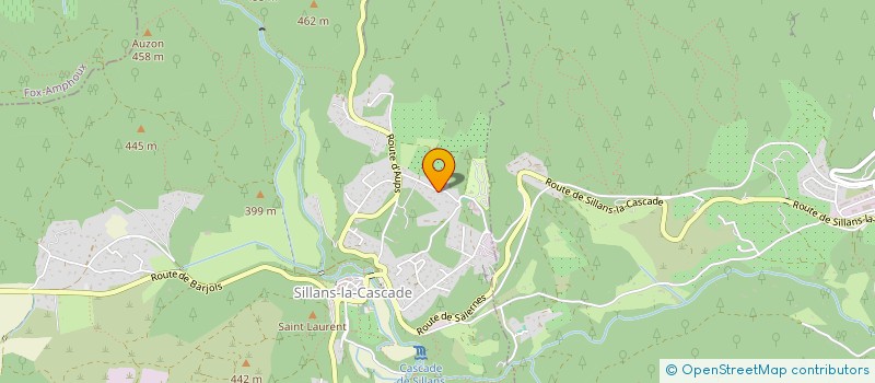 localisation de l'entreprise LLWJ  SILLANS-LA-CASCADE