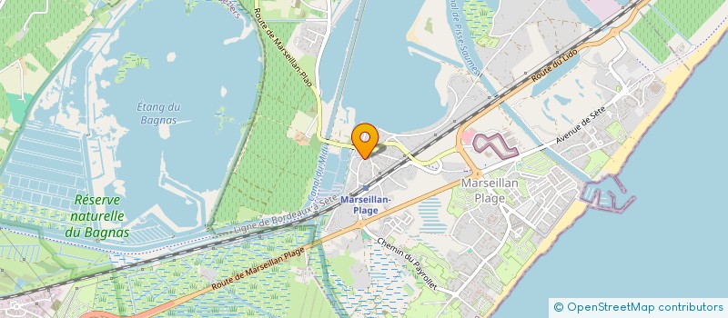 localisation de l'entreprise LLY IMMO à MARSEILLAN