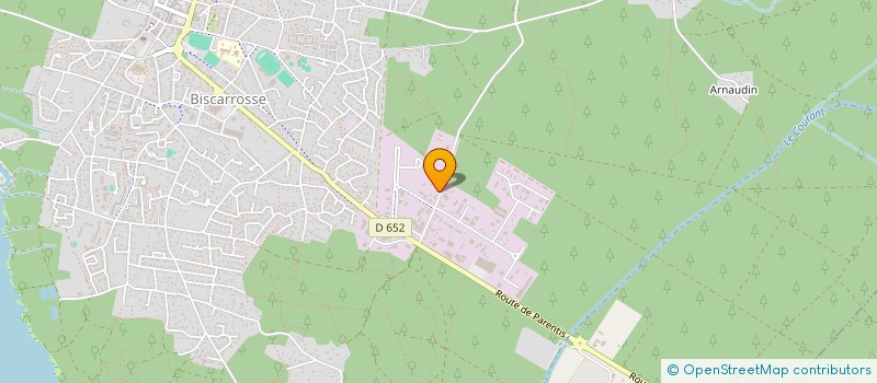 localisation de l'entreprise LLYNE'SS AUTO  BISCARROSSE