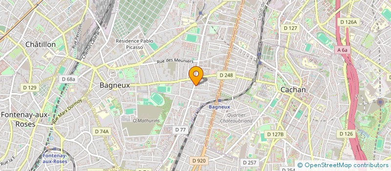 localisation de l'entreprise LLYRE à BAGNEUX