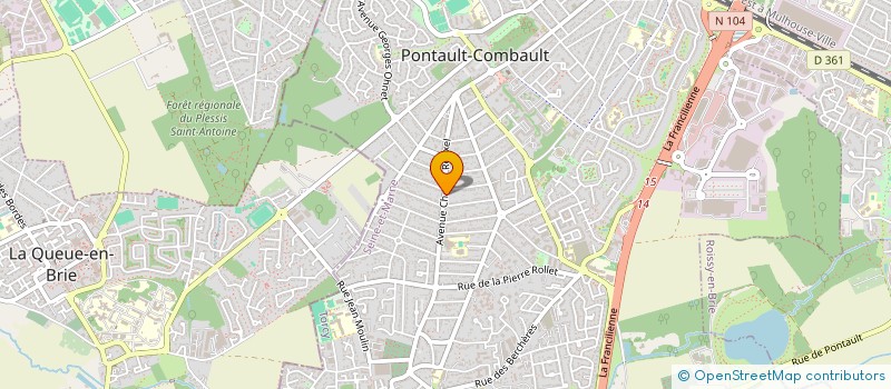 localisation de l'entreprise LM 19 à PONTAULT-COMBAULT