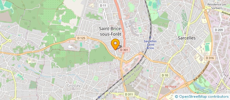 localisation de l'entreprise LM 26 à SAINT-BRICE-SOUS-FORET
