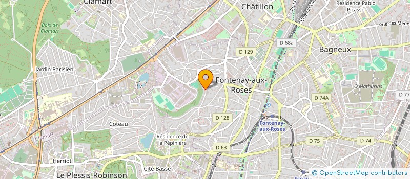 localisation de l'entreprise LM 37 BELLEVUE à FONTENAY-AUX-ROSES