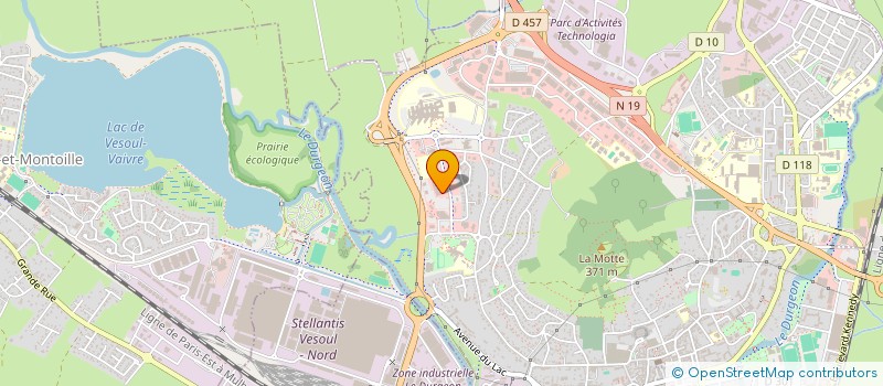 localisation de l'entreprise LM  VESOUL