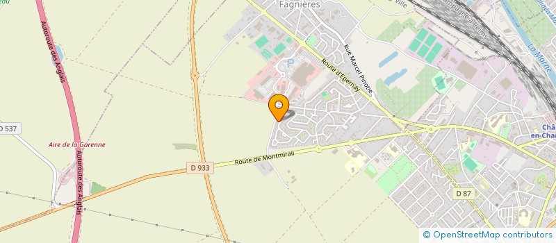 localisation de l'entreprise LM  FAGNIERES