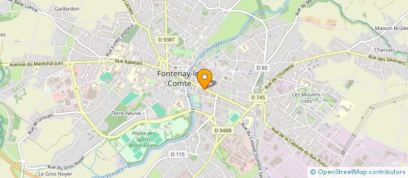 localisation de l'entreprise LM à FONTENAY-LE-COMTE