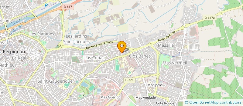 localisation de l'entreprise LM 66  PERPIGNAN