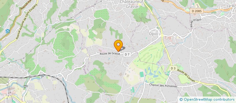 localisation de l'entreprise LM  CHATEAUNEUF-GRASSE