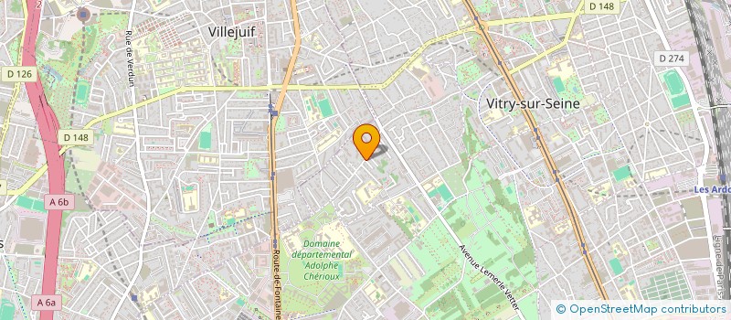 localisation de l'entreprise LM  VITRY-SUR-SEINE