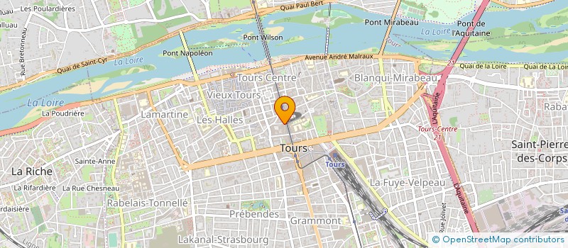 localisation de l'entreprise LM à TOURS
