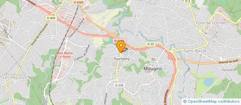localisation de l'entreprise LM à MOUGINS