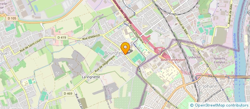 localisation de l'entreprise LM à SAINT-LOUIS