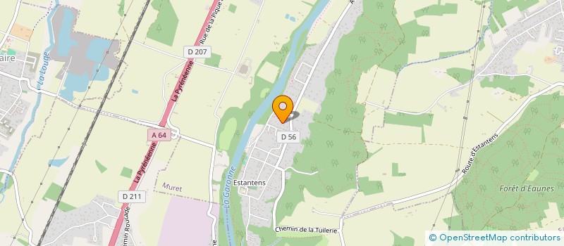 localisation de l'entreprise LM  MURET