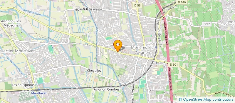 localisation de l'entreprise LM  MORIERES-LES-AVIGNON