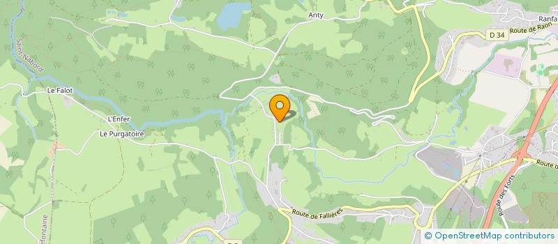 localisation de l'entreprise LM  SAINT-NABORD