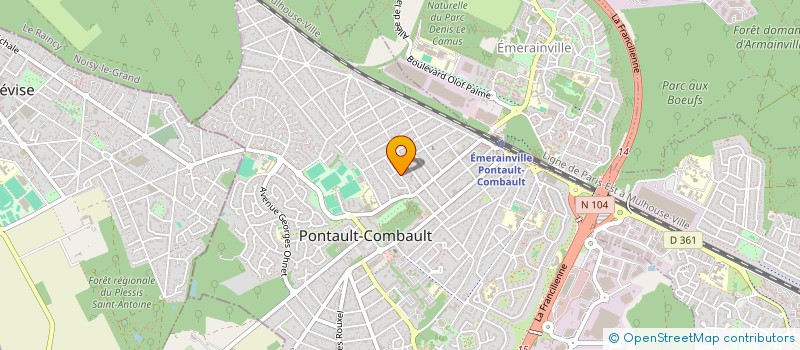 localisation de l'entreprise LM à PONTAULT COMBAULT