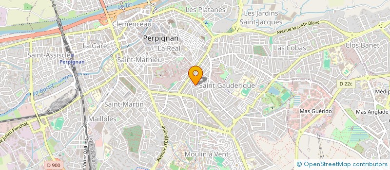 localisation de l'entreprise LM  PERPIGNAN