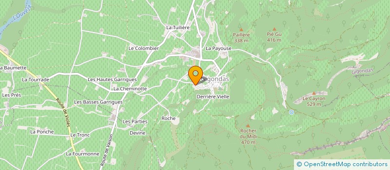 localisation de l'entreprise LM  GIGONDAS