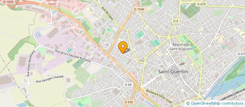 localisation de l'entreprise LM à SAINT-QUENTIN