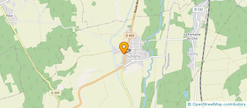 localisation de l'entreprise LM  JUTIGNY