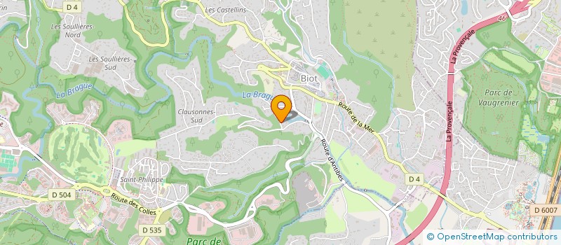 localisation de l'entreprise LM ADVISORY  BIOT