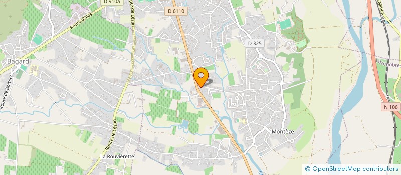 localisation de l'entreprise LM AGENCEMENT à SAINT-CHRISTOL-LES-ALES