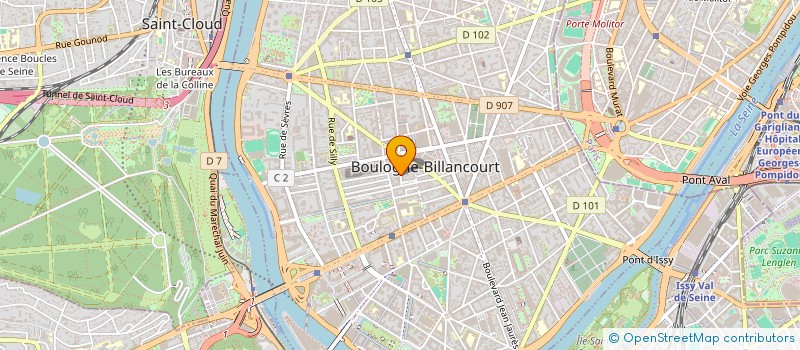 localisation de l'entreprise LM AGRO à BOULOGNE-BILLANCOURT