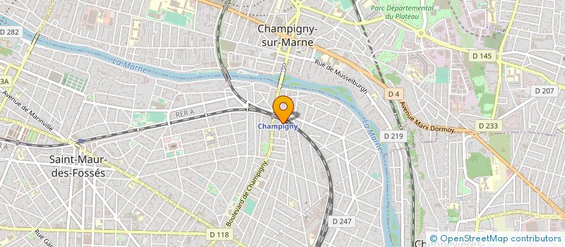 localisation de l'entreprise LM ARCHITECTURES  SAINT-MAUR-DES-FOSSES