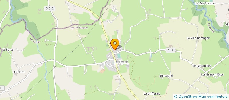 localisation de l'entreprise LM ART & CREATION  LE FERRE