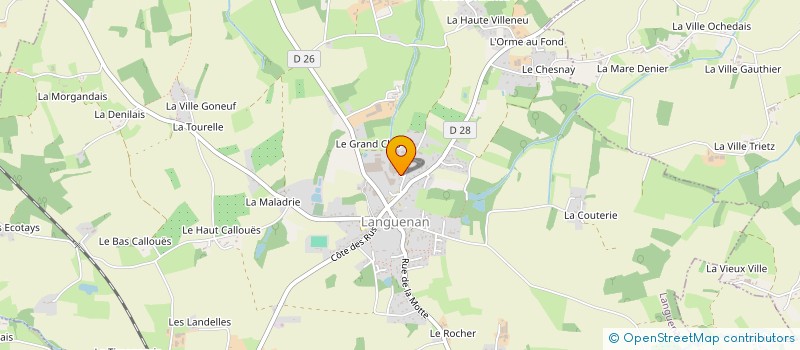 localisation de l'entreprise LM ART ET BOIS  LANGUENAN