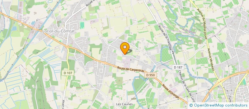 localisation de l'entreprise LM ASSISTANCE  LORIOL-DU-COMTAT