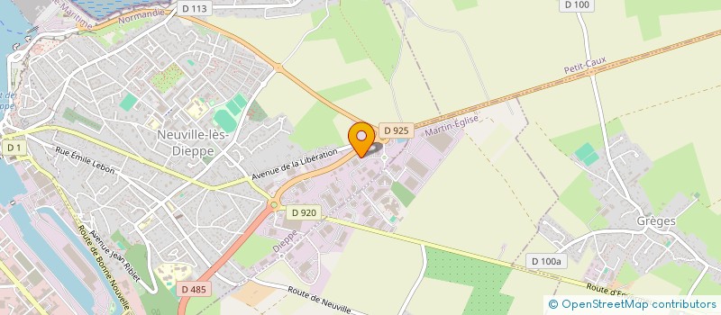 localisation de l'entreprise LM ASSOCIES  DIEPPE