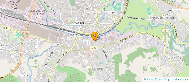 localisation de l'entreprise LM ASSOCIES à VESOUL