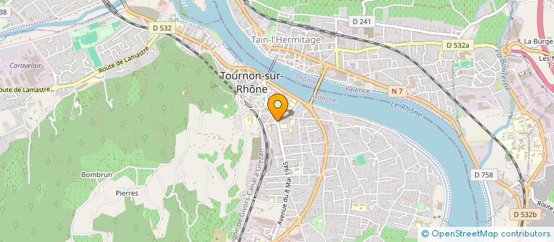 localisation de l'entreprise LM ASSURANCES CONSEILS à TOURNON-SUR-RHONE