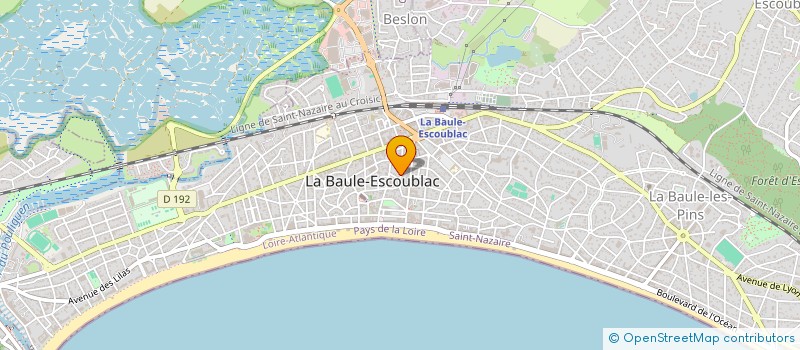 localisation de l'entreprise LM.ATANA  LA BAULE-ESCOUBLAC