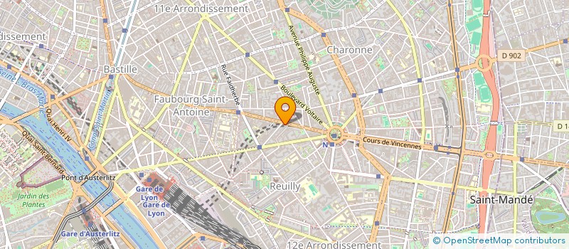 localisation de l'entreprise LM AUDIT  PARIS 12