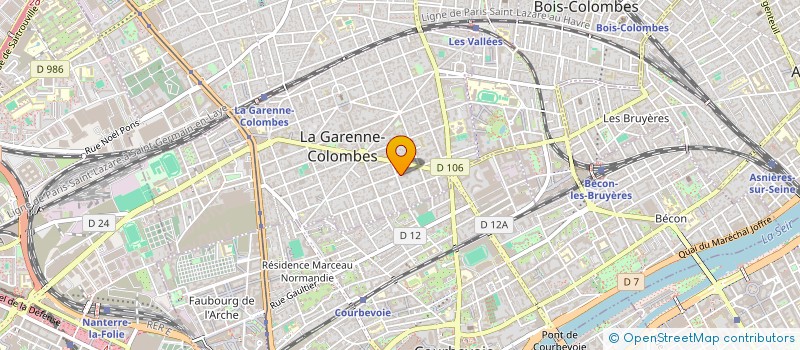 localisation de l'entreprise LM AUDIT ET CONSEIL à LA GARENNE-COLOMBES