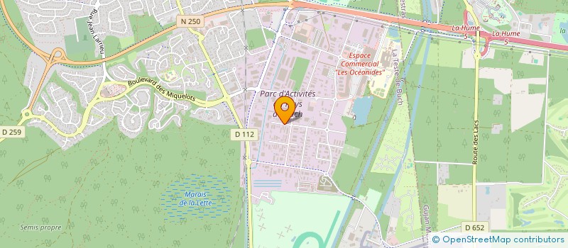 localisation de l'entreprise LM AUTO à LA TESTE-DE-BUCH
