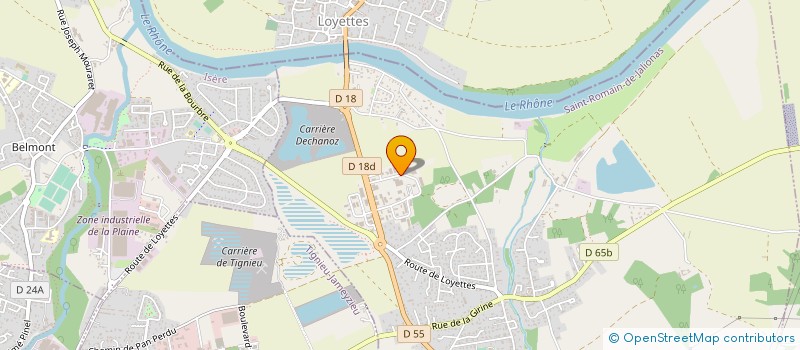 localisation de l'entreprise LM AUTO  SAINT-ROMAIN-DE-JALIONAS