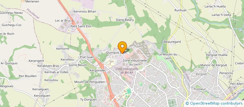 localisation de l'entreprise LM AUTO à LANDERNEAU