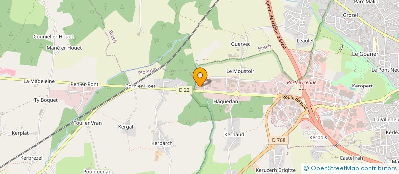 localisation de l'entreprise LM AUTO PARE BRISE  CRACH