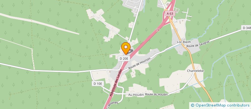 localisation de l'entreprise LM AUTO SERVICE  SAUGNAC-ET-MURET