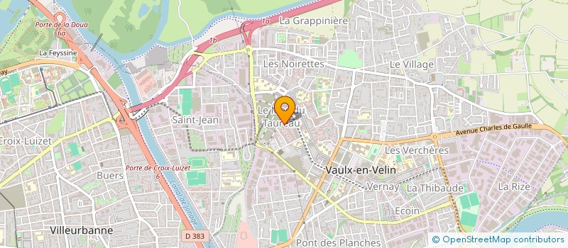 localisation de l'entreprise LM AUTOMOBILE  VAULX-EN-VELIN