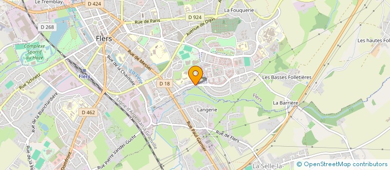 localisation de l'entreprise LM AUTOMOBILES à FLERS