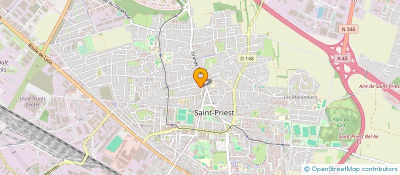 localisation de l'entreprise LM AUTOMOBILES SAS  SAINT-PRIEST