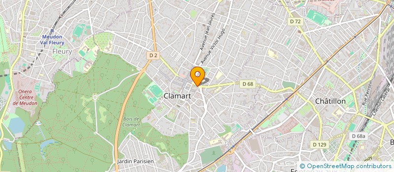 localisation de l'entreprise LM AUTOS à CLAMART