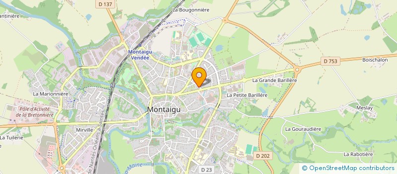 localisation de l'entreprise LM AUTOS à MONTAIGU-VENDEE