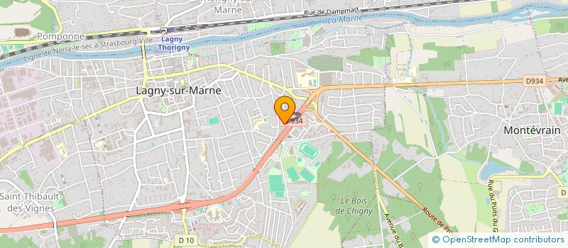 localisation de l'entreprise LM AUTOTECH  LAGNY-SUR-MARNE