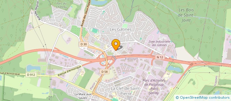 localisation de l'entreprise LM AVANCER ENSEMBLE  PLAISIR