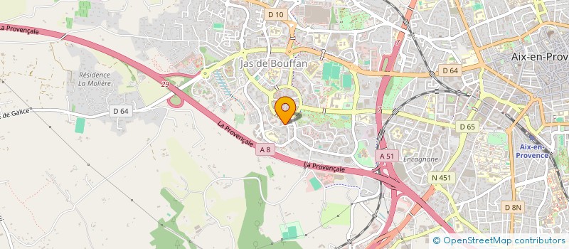 localisation de l'entreprise LM AZUR VTC à AIX-EN-PROVENCE